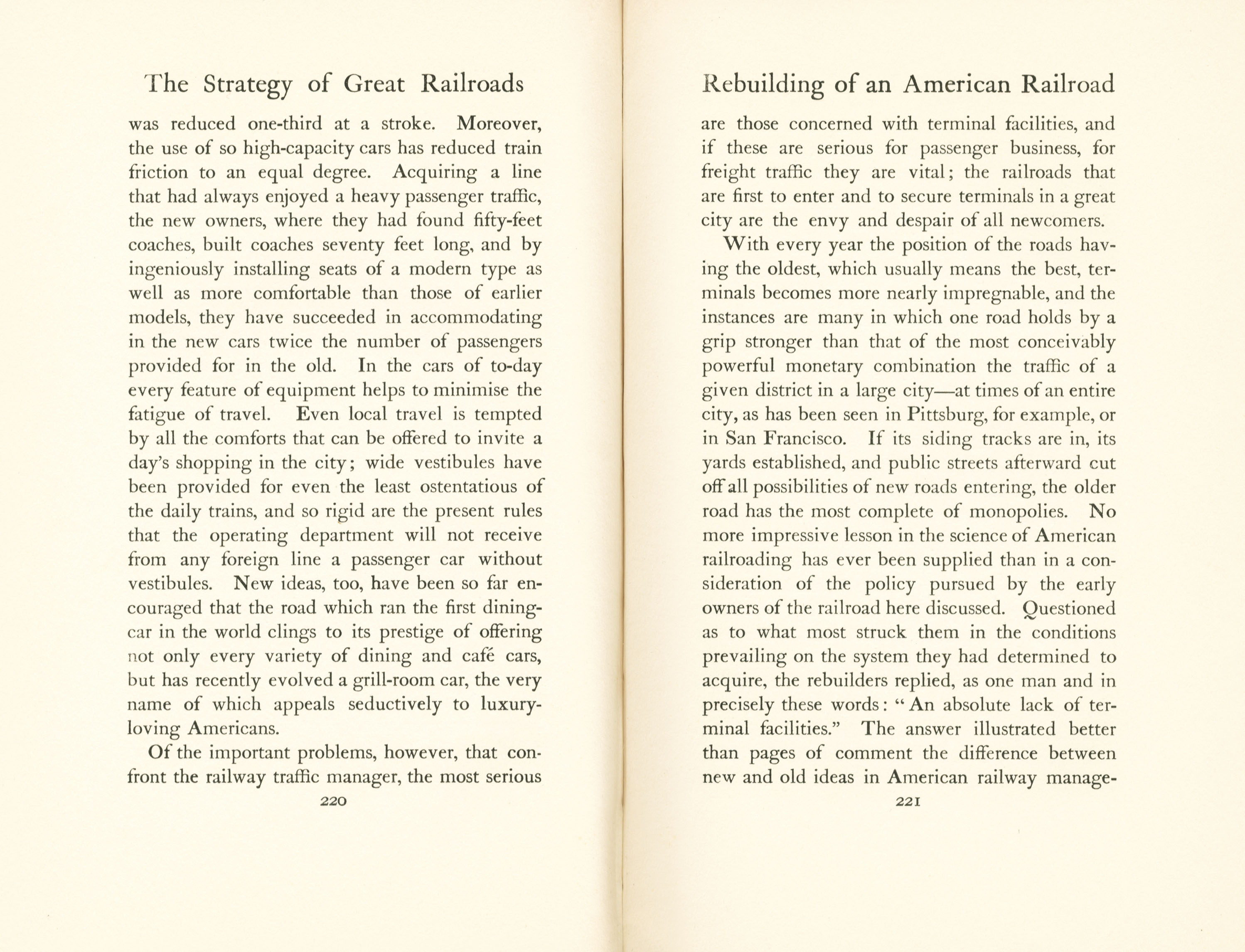 Strategy of Great Rail Roads