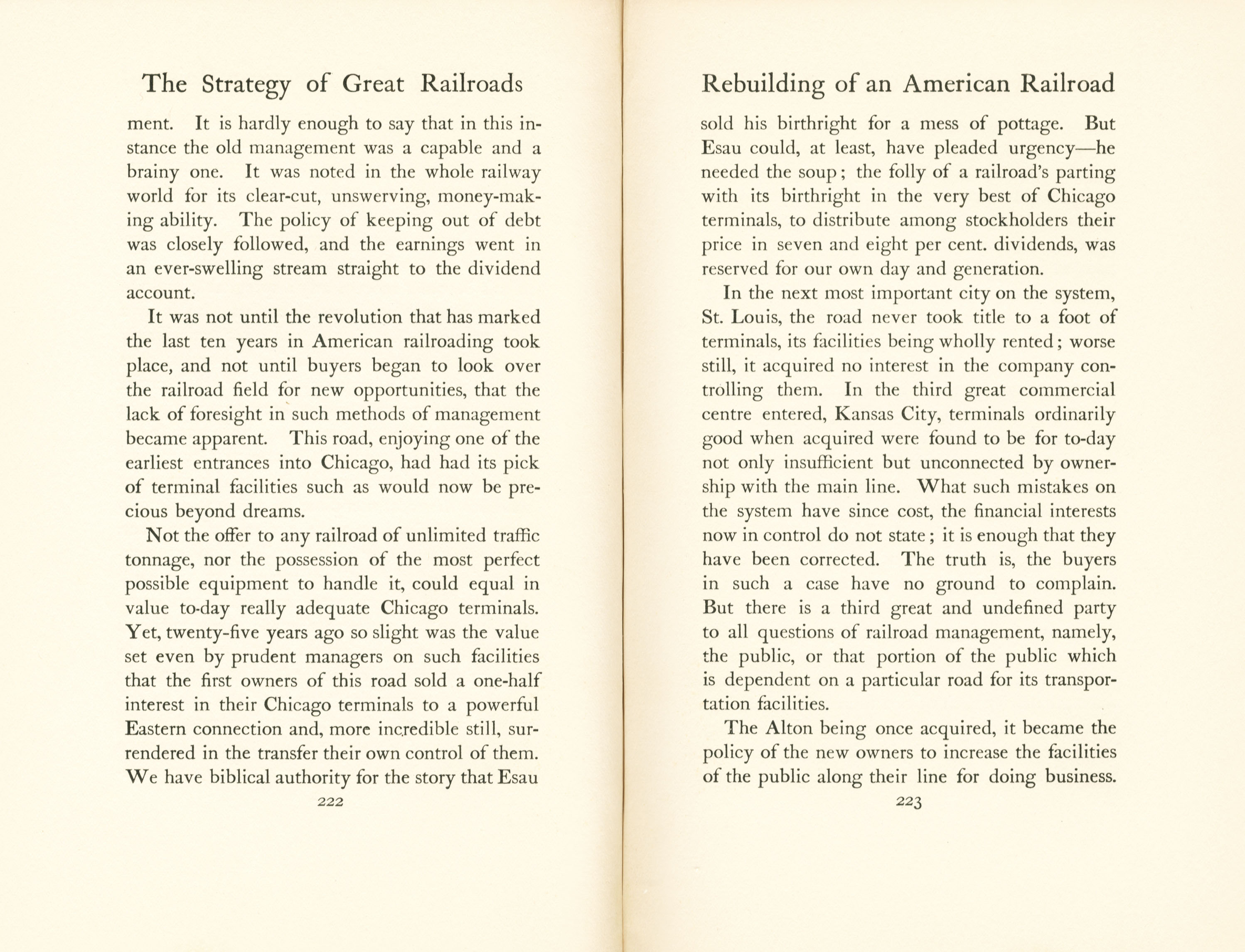 Strategy of Great Rail Roads