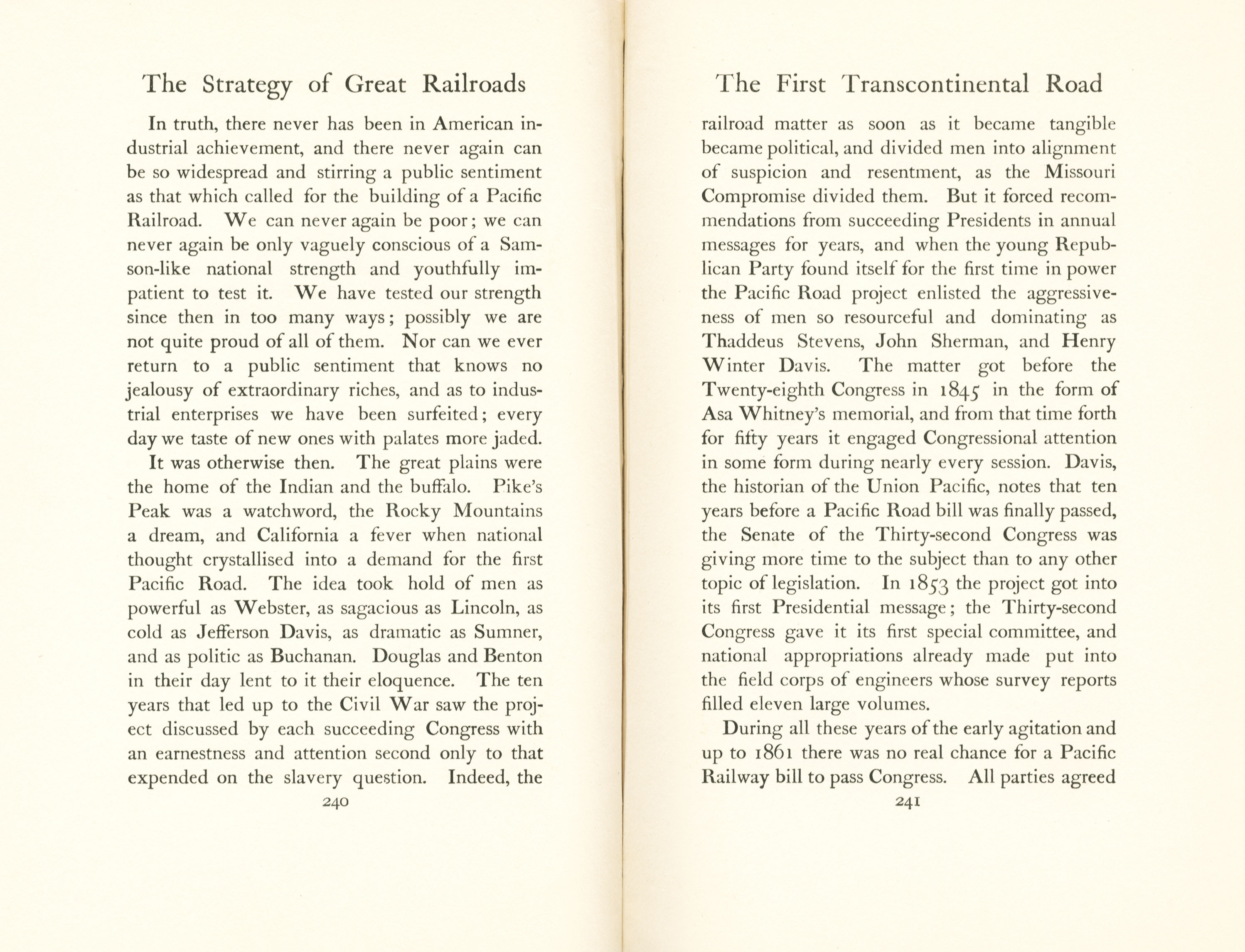 Strategy of Great Rail Roads