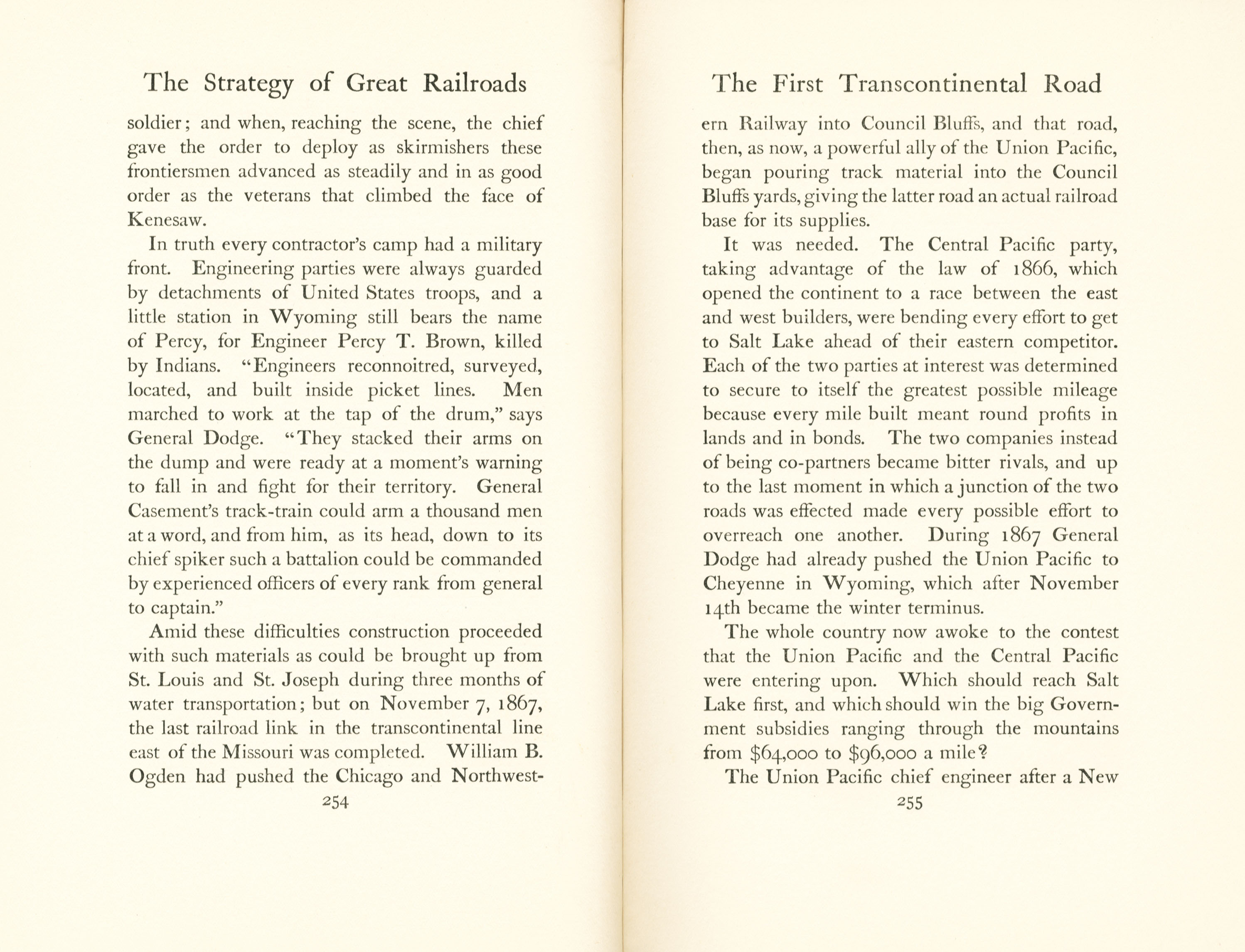 Strategy of Great Rail Roads