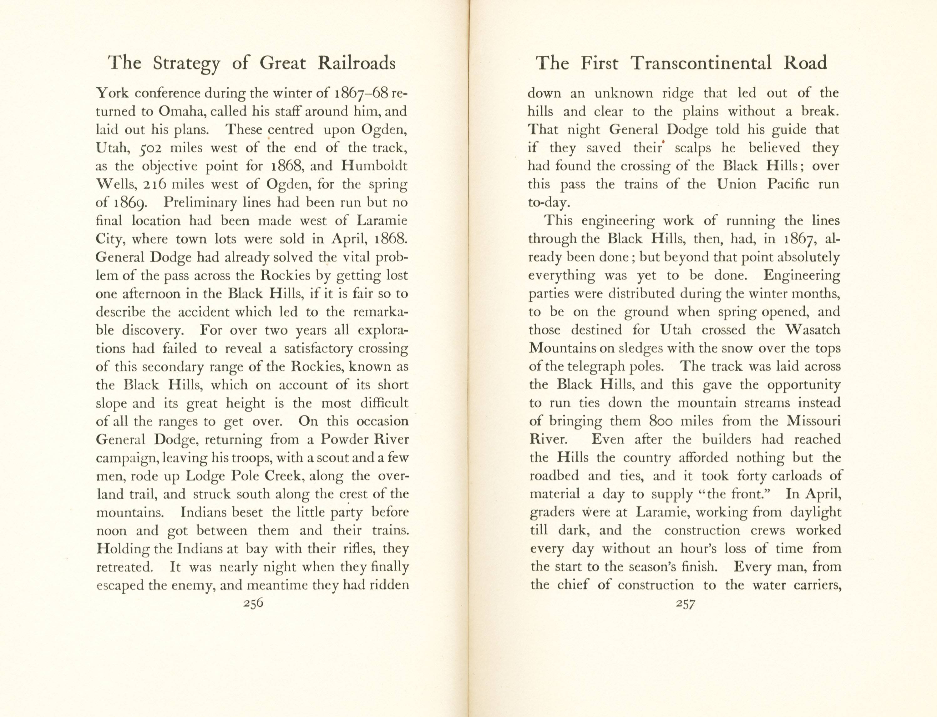 Strategy of Great Rail Roads