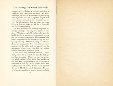 The Strategy of Great Rail Roads