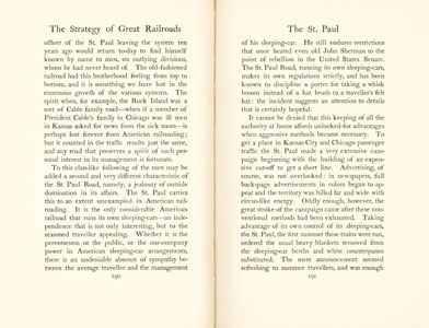 The Strategy of Great Rail Roads