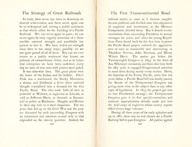 The Strategy of Great Rail Roads