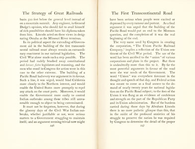 The Strategy of Great Rail Roads