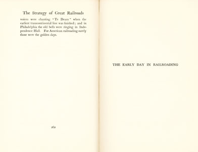 The Strategy of Great Rail Roads