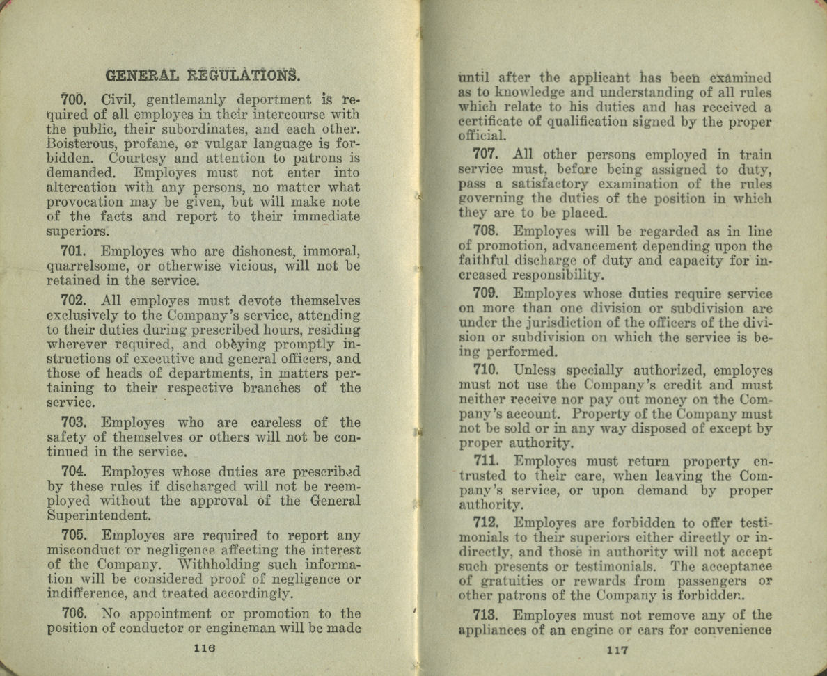 Rules and Regulations