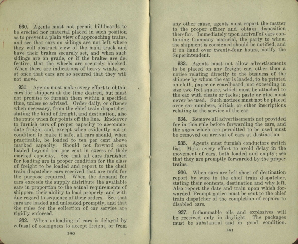 Rules and Regulations