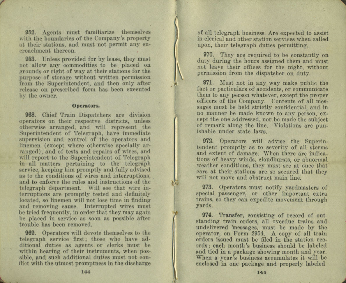 Rules and Regulations