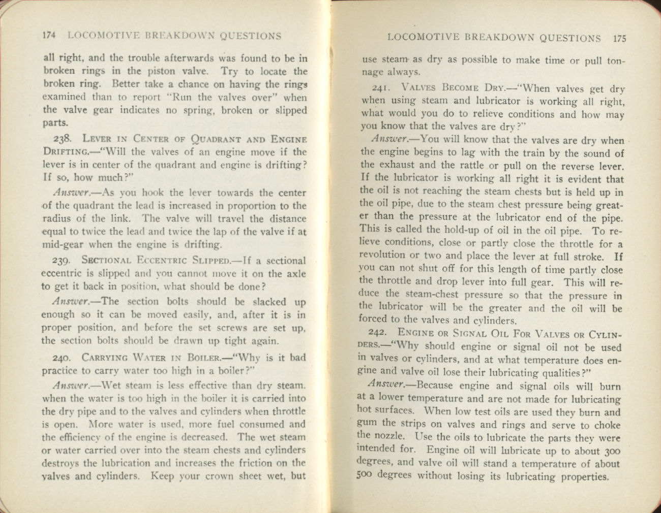 Locomotive Engine Breakdowns