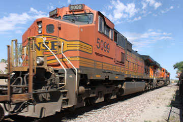 BNSF GE C44-9W #5099, Wickenburg