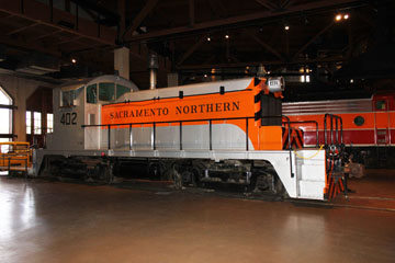 SN EMD SW1 #402, California State Railroad Museum