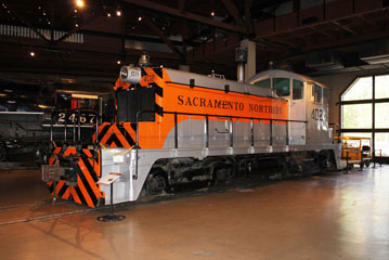 SN EMD SW1 #402, California State Railroad Museum