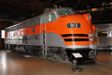 WP EMD F7 #913, California State Railroad Museum