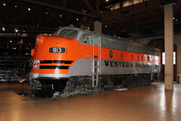 WP EMD F7 #913, California State Railroad Museum