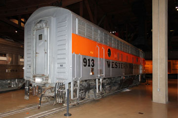 WP EMD F7 #913, California State Railroad Museum