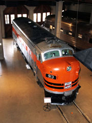 WP EMD F7 #913, California State Railroad Museum