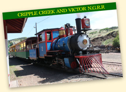 Cripple Creek & Victor Narrow Gauge Railroad, Cripple Creek, CO Cripple Creek & Victor Narrow Gauge Railroad, Cripple Creek, CO