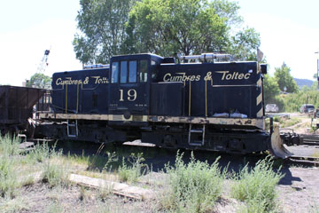 CTS GE 47-Ton #19, Cumbres & Toltec Scenic Railroad, Chama
