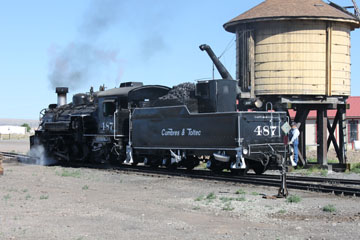 CTS K-36 #487, Cumbres & Toltec Scenic Railroad, Antonito
