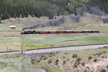 CTS K-36 #487, Cumbres & Toltec Scenic Railroad, Los Pinos