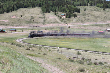 CTS K-36 #487, Cumbres & Toltec Scenic Railroad, Los Pinos