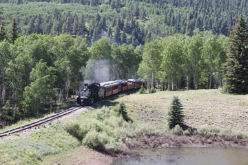 CTS K-36 #487, Cumbres & Toltec Scenic Railroad, Lobato