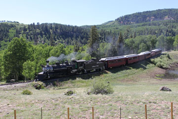 CTS K-36 #487, Cumbres & Toltec Scenic Railroad, Lobato