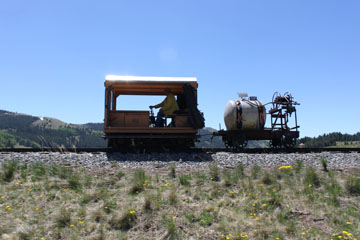CTS Speeder, Cumbres & Toltec Scenic Railroad, Los Pinos