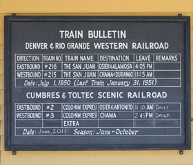 Cumbres & Toltec Scenic Railroad, Cumbres