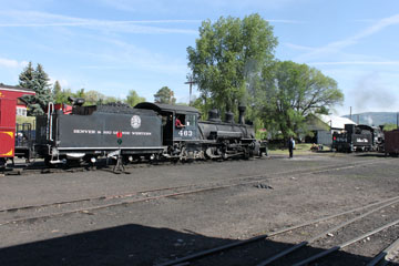 DRGW K-27 #463 & CTS K-36 #484, Cumbres & Toltec Scenic Railroad