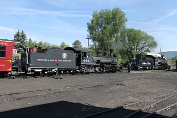 DRGW K-27 #463 & CTS K-36 #484, Cumbres & Toltec Scenic Railroad