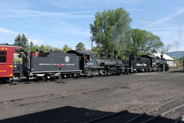 DRGW K-27 #463 & CTS K-36 #484, Cumbres & Toltec Scenic Railroad