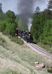 DRGW K-27 #463 & CTS K-36 #484, Cumbres & Toltec Scenic Railroad