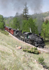 DRGW K-27 #463 & CTS K-36 #484, Cumbres & Toltec Scenic Railroad