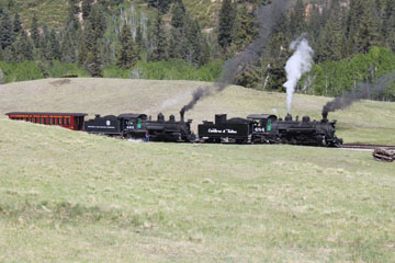 DRGW K-27 #463 & CTS K-36 #484, Cumbres & Toltec Scenic Railroad