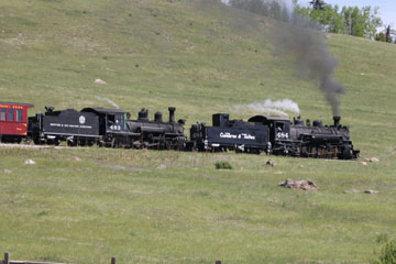 DRGW K-27 #463 & CTS K-36 #484, Cumbres & Toltec Scenic Railroad
