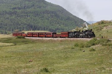 DRGW K-27 #463 & CTS K-36 #484, Cumbres & Toltec Scenic Railroad