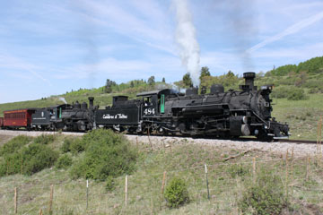 DRGW K-27 #463 & CTS K-36 #484, Cumbres & Toltec Scenic Railroad
