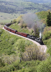 DRGW K-27 #463 & CTS K-36 #484, Cumbres & Toltec Scenic Railroad