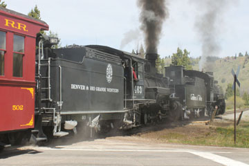 DRGW K-27 #463 & CTS K-36 #484, Cumbres & Toltec Scenic Railroad