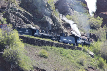 DRGW K-27 #463 & CTS K-36 #484, Cumbres & Toltec Scenic Railroad