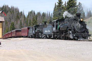 DRGW K-27 #463 & CTS K-36 #484, Cumbres & Toltec Scenic Railroad