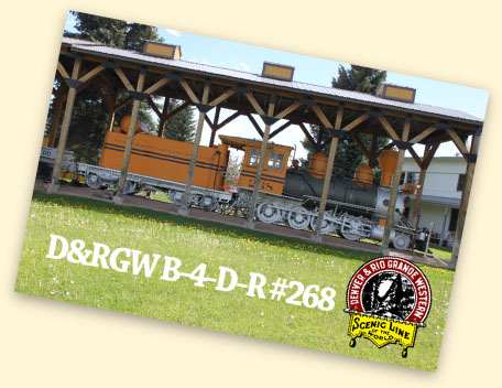 DRGW B-4-D-R #268, Gunnison Pioneer Museum, Gunnison DRGW B-4-D-R #268, Gunnison Pioneer Museum, Gunnison