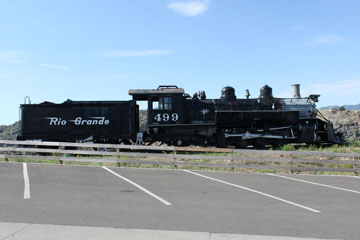 DRGW K-37 #499, Royal Gorge Bridge
