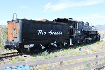 DRGW K-37 #499, Royal Gorge Bridge