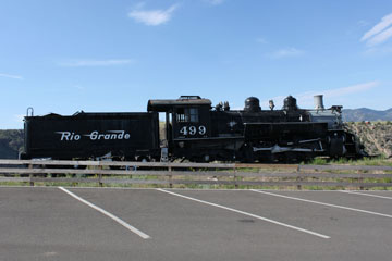 DRGW K-37 #499, Royal Gorge Bridge