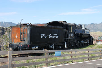 DRGW K-37 #499, Royal Gorge Bridge