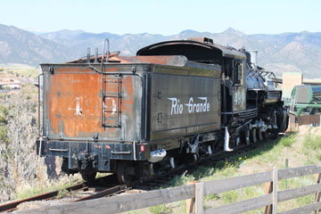 DRGW K-37 #499, Royal Gorge Bridge