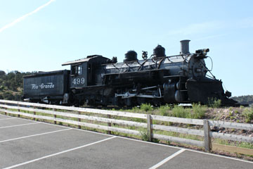 DRGW K-37 #499, Royal Gorge Bridge